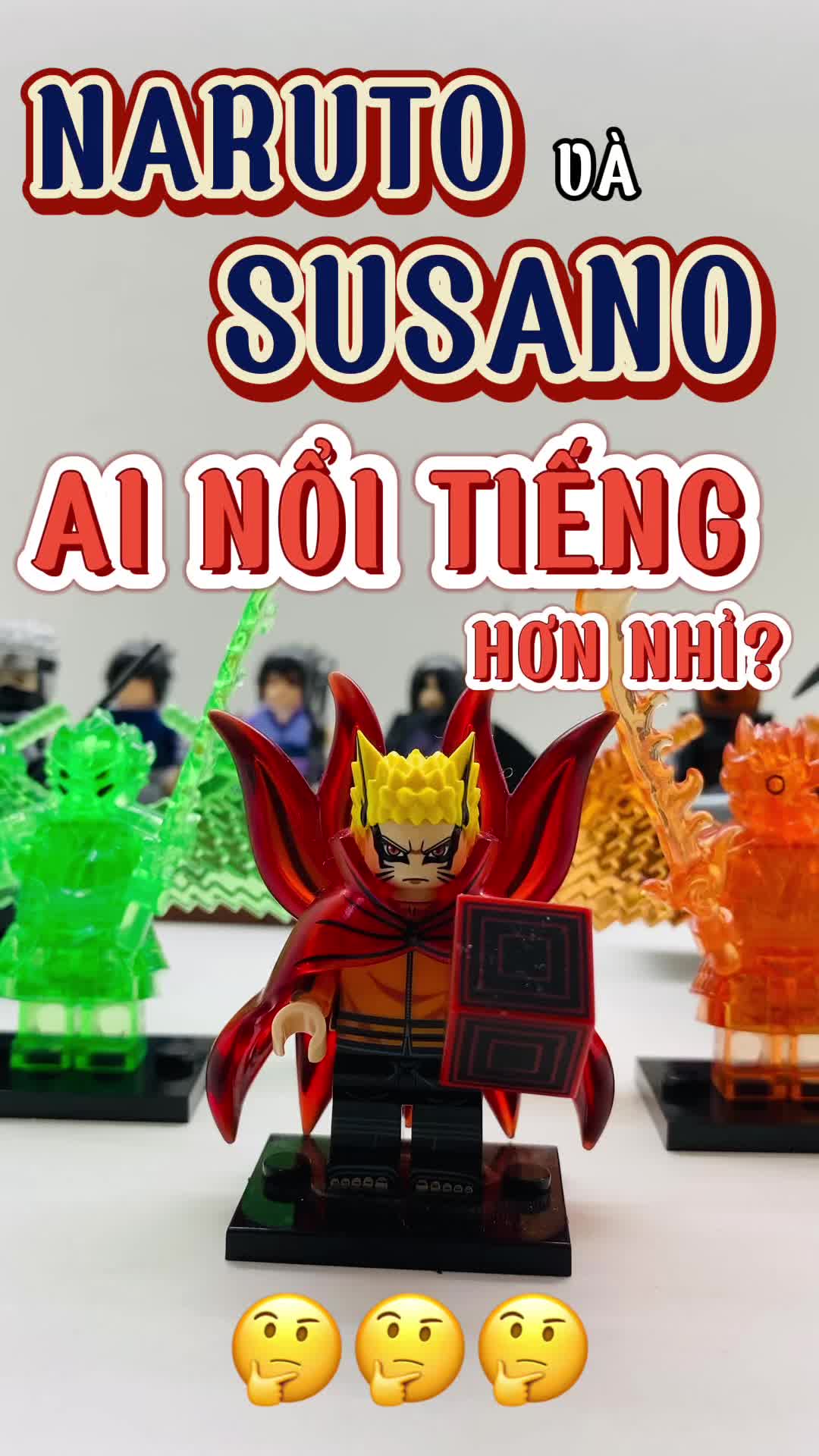 NARUTO VÀ SUSANO AI NỔI TIẾNG HƠN? #naruto #dochoi #anime #xuhuong #brickcobrick #shopxuhuong 