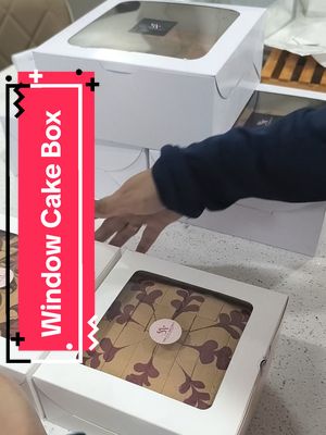 Window Cake Box Murah.  #windowcakebox #kotakkekmurah #kotakkekbertingkap #kotakkek #kotakbrownies #kotakkekmarble 