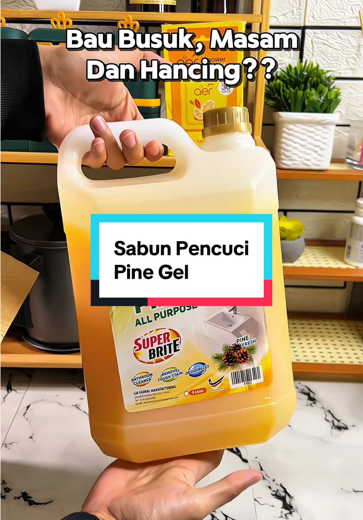 Masalah tandas berbau busuk, masam, hancing dan hapak. Boleh pakai sabun pencuci multipurpose pine gel macam ni tau. #sabunpinegel #sabunpencucitandas #sabuncucitandas #sabuntandas 