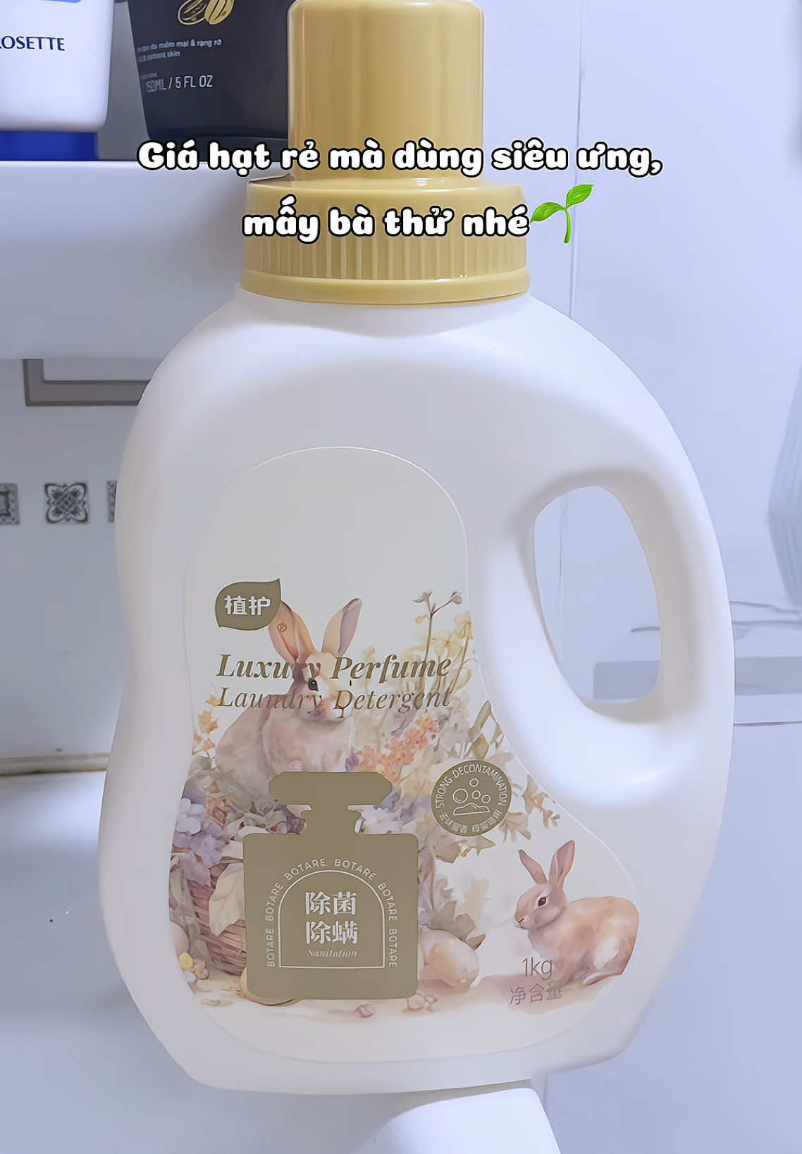 Nước giặt 4 in 1 Botare hương hoa hồng✨#nuocgiat #nuocgiatxa #nuocgiatthomlau #botare #nuocgiatbotare #tienichcuocsong #xuhuong 