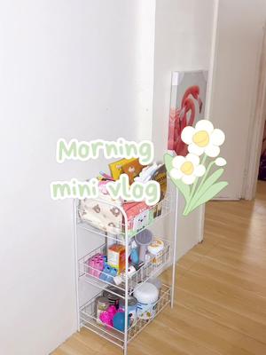 Morning mini vlog🪷follow my second account @🦩 #morningroutine #morning #cooking #dogbreakfast #dormdiariesjana #tiktokvlogjana 