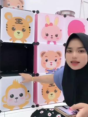 Bedola Lemari pakaian lemari plastik kartun #fyp #lemaripakaian #lemariplastik #murahbanget #cantik 
