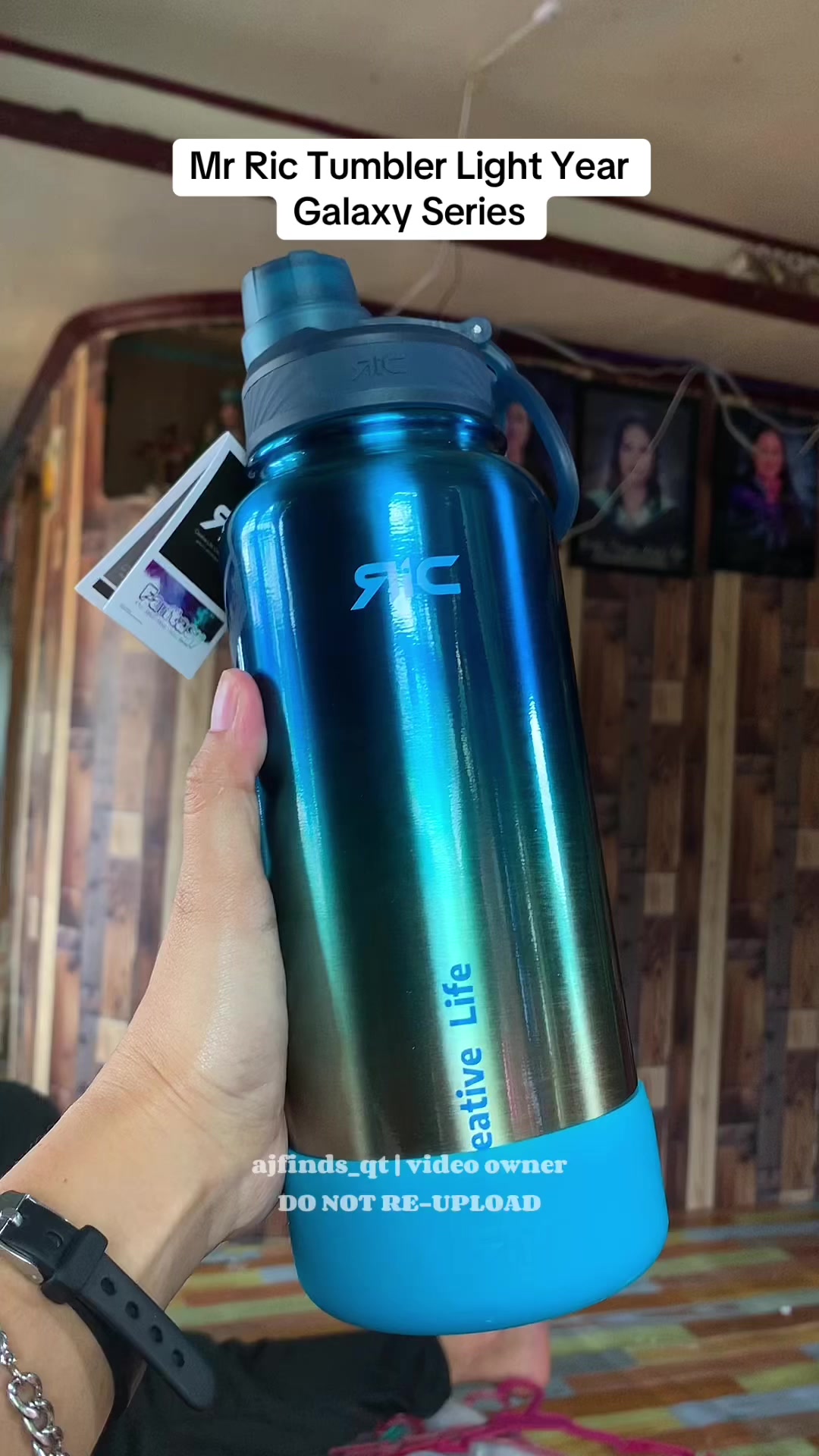 Mr Ric Tumbler Metallic Hydration Vacuum Flask in Lightyear Galaxy Series 🌌 #mrrictumbler #vacuumflask #hotandcold #mrric #metallictumbler #tumbler 
