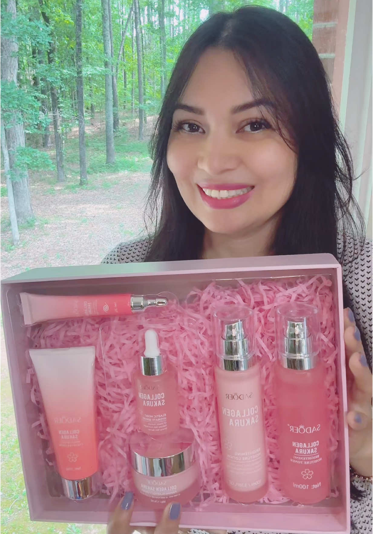 Collagen Sakura Moisturizing R Skincare Coreano de Collageno #skincaretips #collageno #SakuraCollagen #sacuraskincare #skincareroutine #skincarecoreano #tiktokshop 