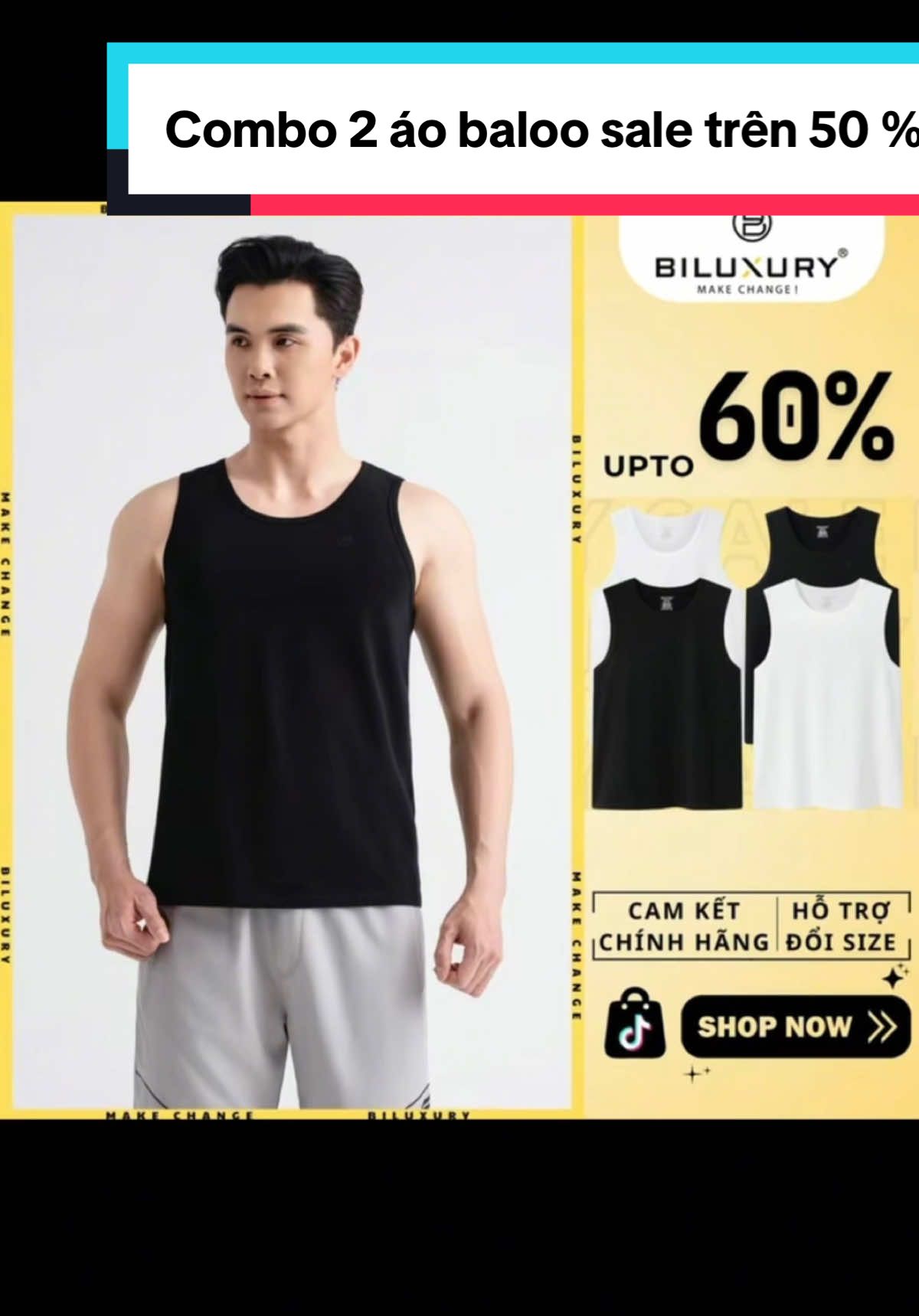 #CapCut  Đầu hè mà đã có giá sale tốt rồi.nhanh tay đặt hàng mẫu áo ba lỗ nhà biluxury nha các bácccc #Biluxury #makechange #khoisuthanhcong #xuhuong #xuanhe2025 #xuhuongtiktok #trendtiktok 