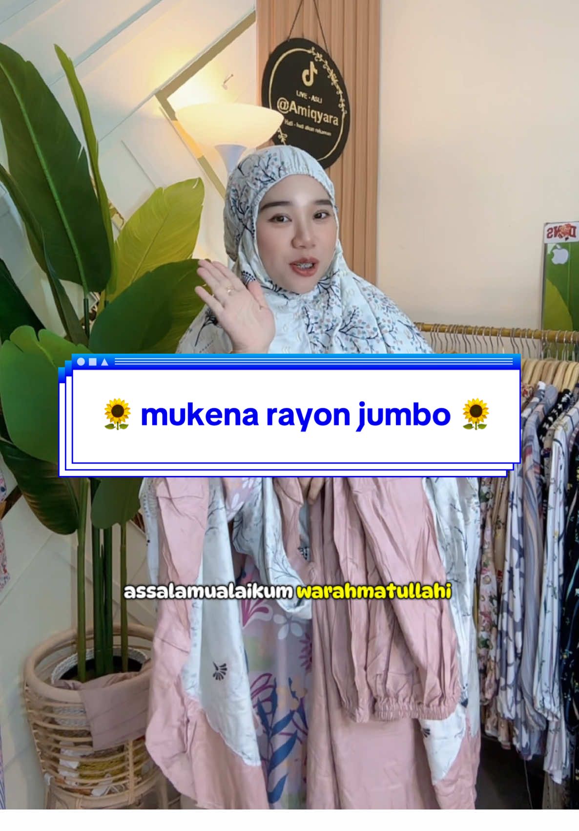 bestiiee akuu rekomendasiin yaa #mukenarayon jumbo yg adem nih 🌻