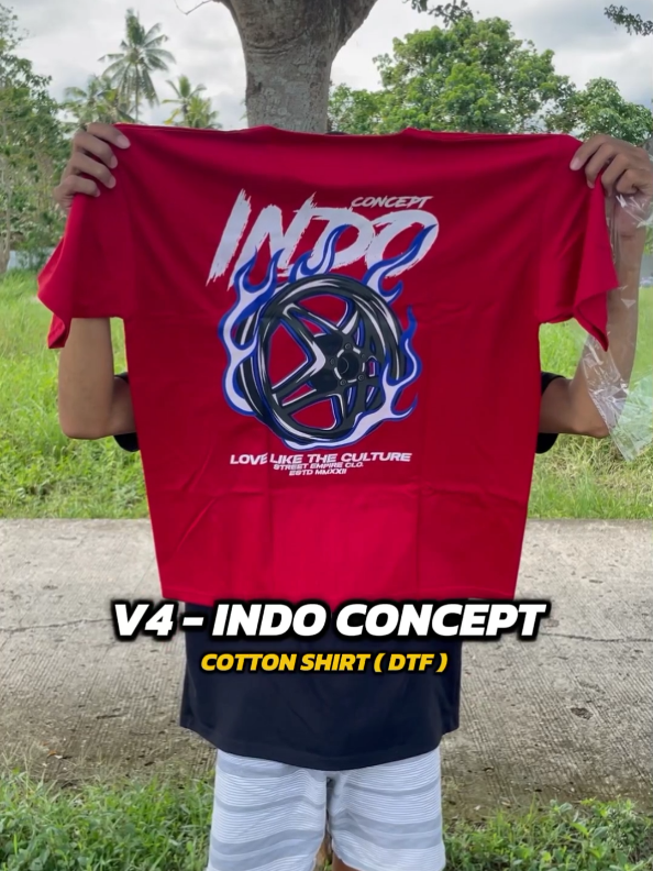 Version 4 - INDO CONCEPT T-SHIRT 👕 #veetiktokshop #veeshop #indo #indoconcept #shirt #tshirt #dtf #cottonshirt 