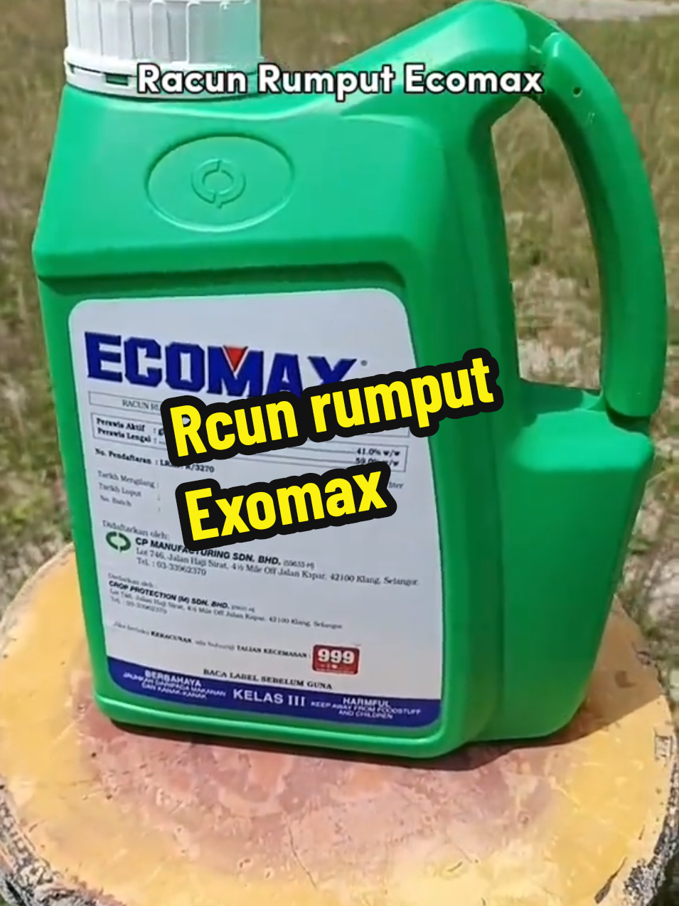 pekebun/halaman rumah guna je ecomax ni, nk jmt beli 2 botol #racun #racunrumput  #kebun #ladang #racunecomax #racunrumah 