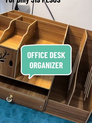 Super nice desk organizer na 300 pesos only 😎 #deskorganizer #officeorganizer #officedeskorganizer #wooddeskorganizer #fyp 