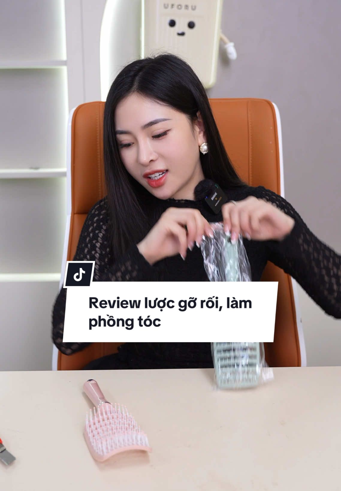 Review lược gỡ rối, làm phồng tóc có thực sự tốt như quảng cáo? #tranganna #review #luocgoroi #xuhuong 