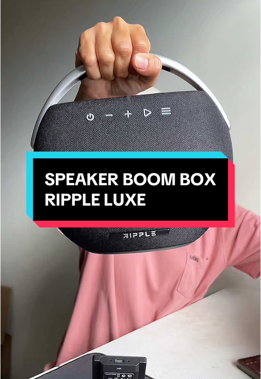 Speaker Boom Box Ripple Luxe, bassnya sudah mutar keliling #speaker #speakerbluetooth #spekarboombox #speakerportable #speakerbass #speakerbluetoothfullbass #fullbass #bassboosted #speakerfullbass #speakerbass #wibgajian #CuanTanpaBatas 