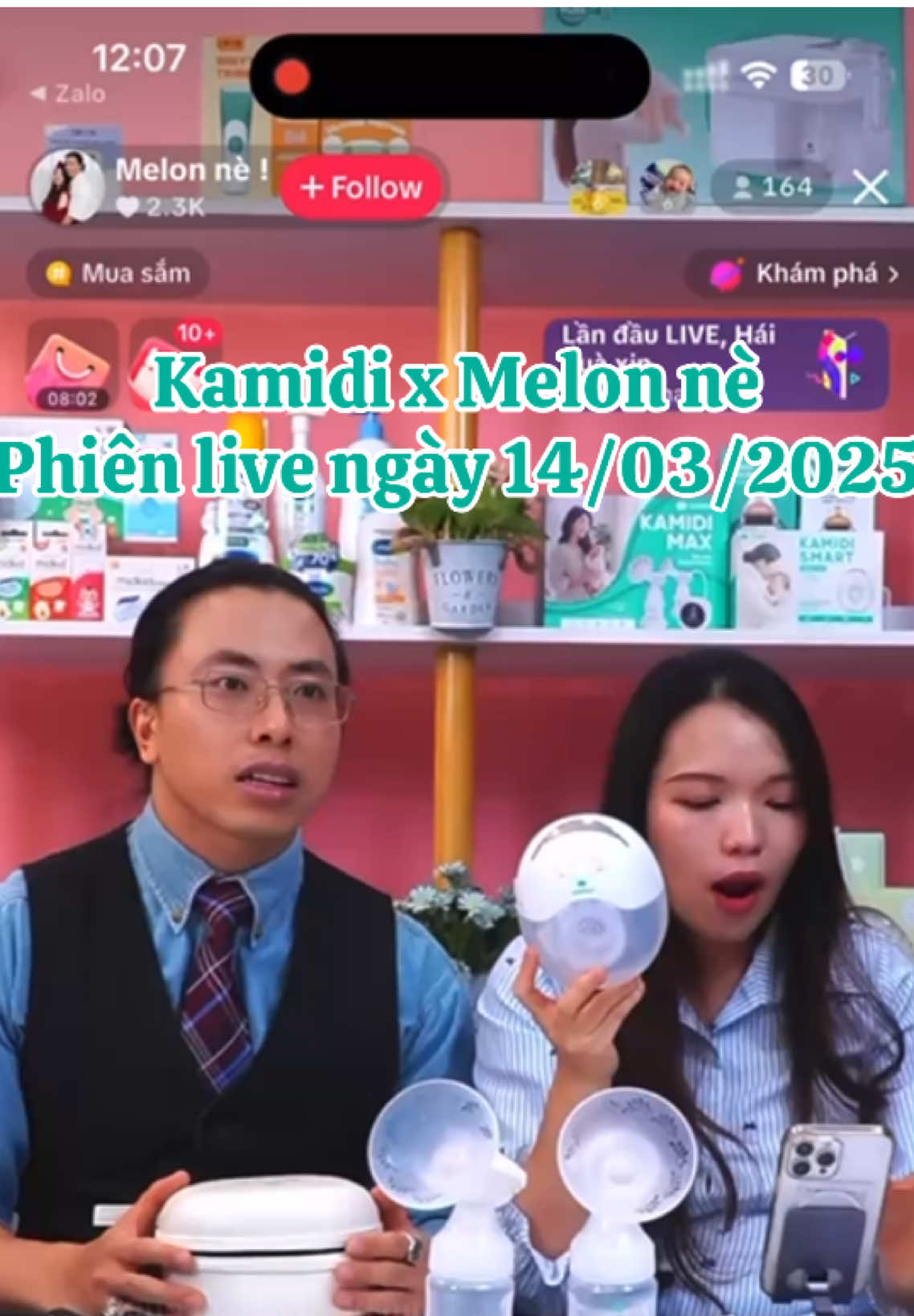 Phiên live ngày 14/03/2025 của Kamidi cùng nhà @Melon nè ! #kamivietnam #LIVEhighlights #binhsua #mayhutsua #mayhutsuakhongdaykamidi #kamidismart 