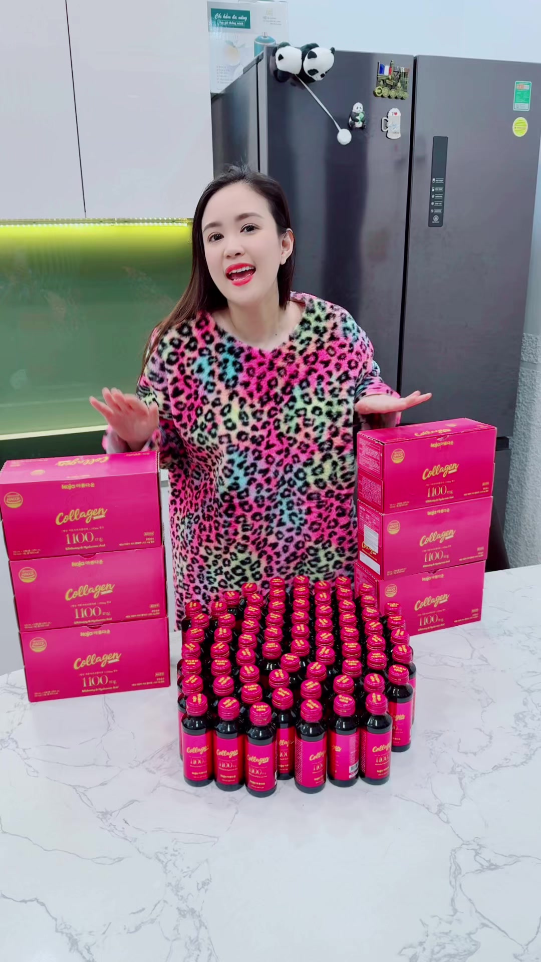 Cả nhà đã uống collagen chưa #collagen #nongtrailamdep 