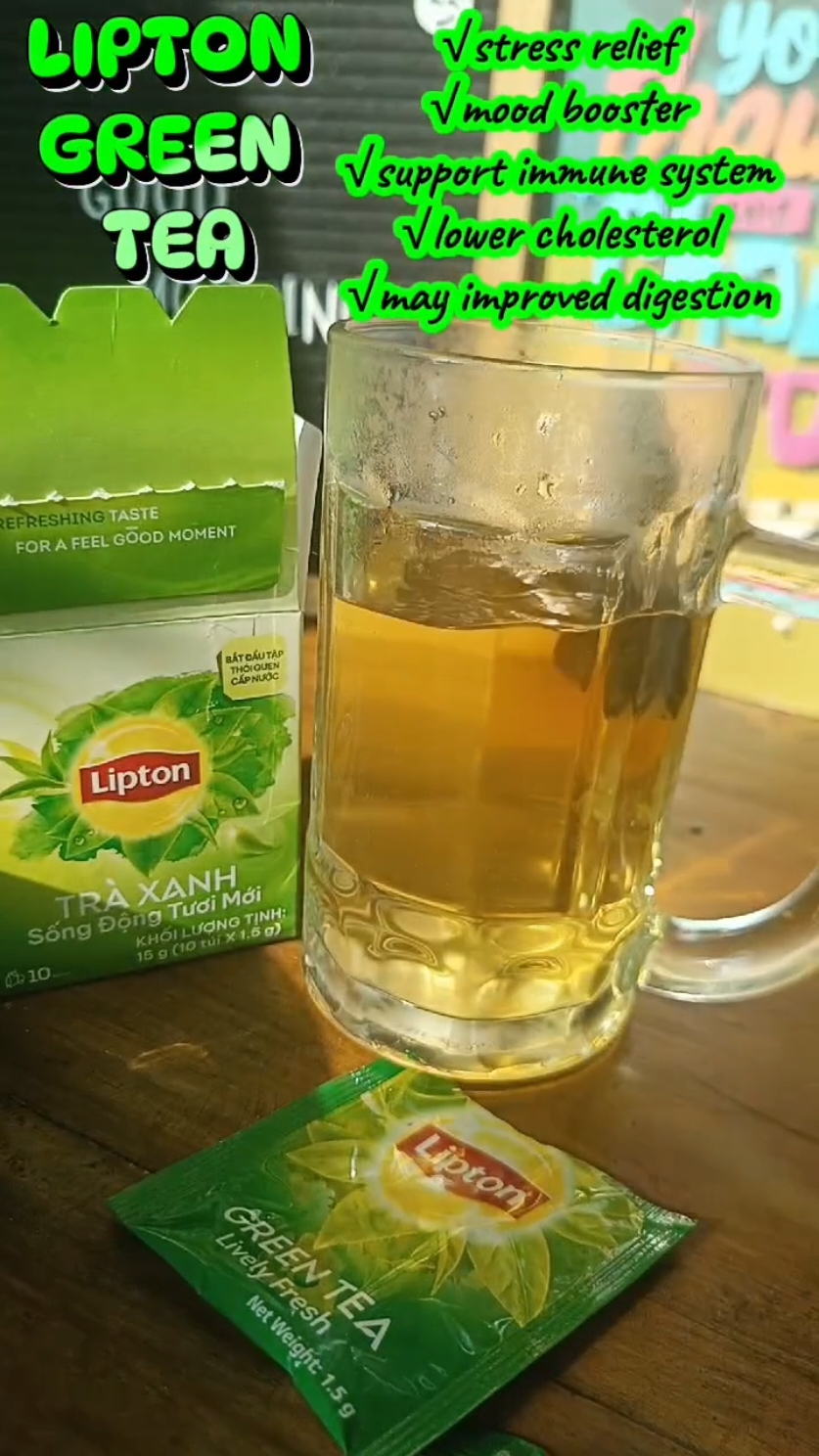 make a healthy habit with green tea #tea #lipton #greentea #all 