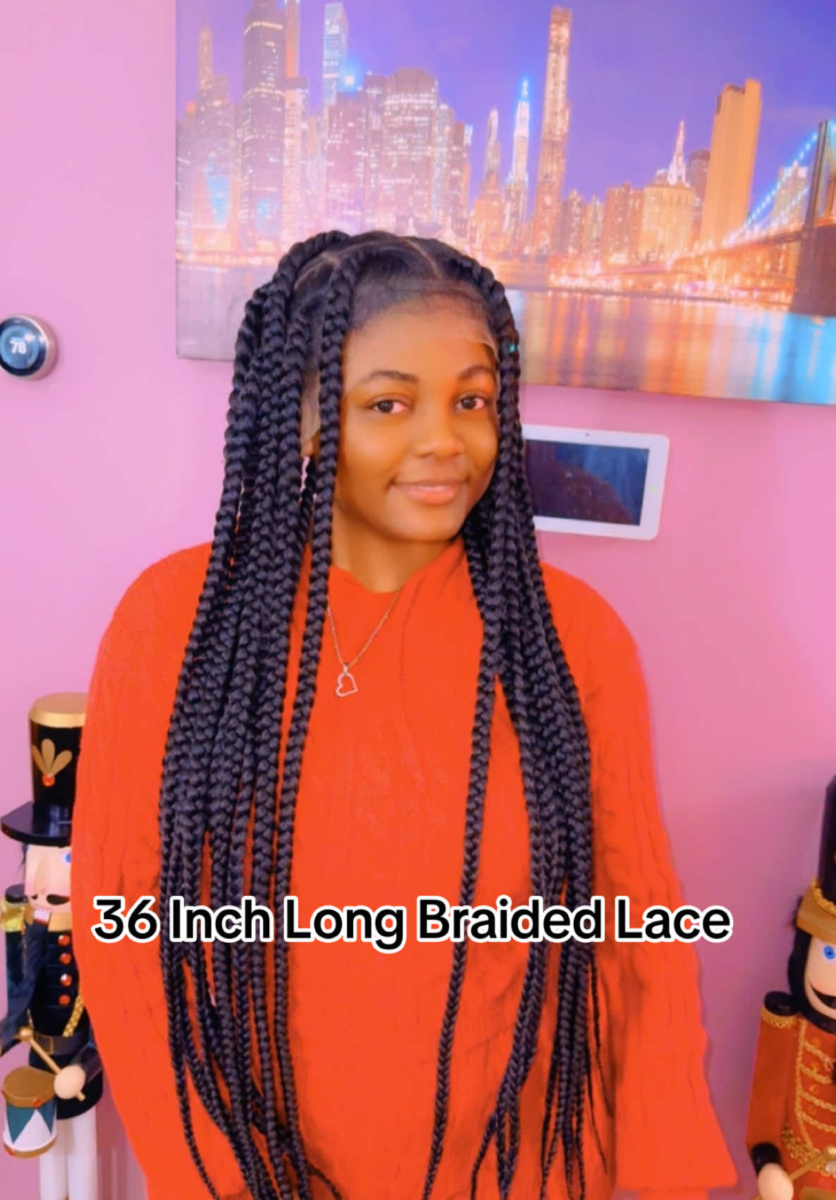 36 Inch Long Braided Lace 