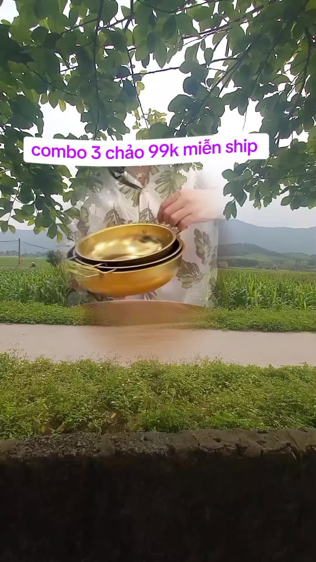 #xuhướngtiktok2025  cmbo 3 chảo inox mã vàng #shopthoitrang #xuhuongmanh 