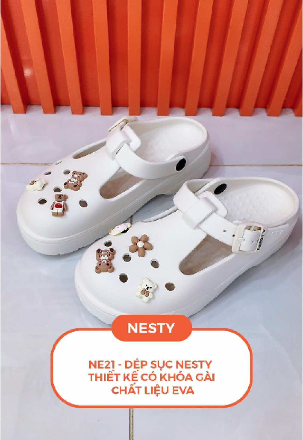 Comment ngay nếu bạn cũng muốn có 1 em dép vừa đẹp vừa dễ vệ sinh như này 😚#Nesty #depnesty #nestyvietnamstore #chutichnesty #livedinguoidep #depthoitrang #depnu #thoitrang 
