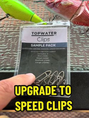 Grab your sample pack of speed clips now @Topwater Co #fishing #ad #deals #swivel #fast #goldrush #trending #speedclips #fishingtackle