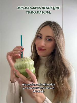 Tienes que pasarte al #matcha !!! 🍵💚 notarás una gran mejora en tu día a día 🤞🏼 Además tenéis envío gratis y 3x2 en todos los productos de #matchaflix 💚 #matchalover 