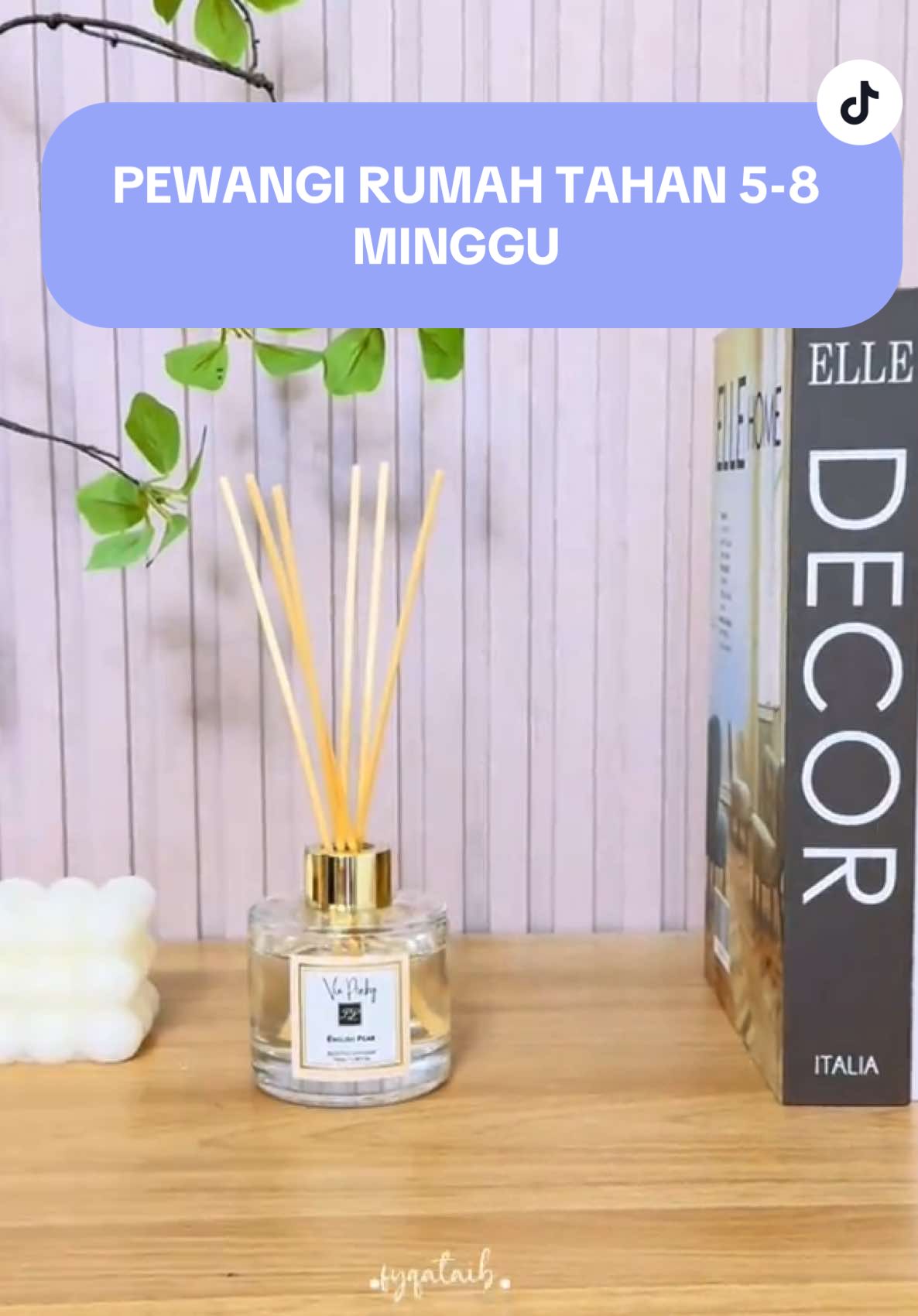 Replying to @NadiaRamli90 siapa yg baru nak berjinak jinak beli reed diffuser ni korang boleh try bau english pear atau peach. Mmg wangi semerbak tauu✨ #reeddiffuser #pewangirumah #pewangirumahviral #pewangirumahbauhotel #fyp 