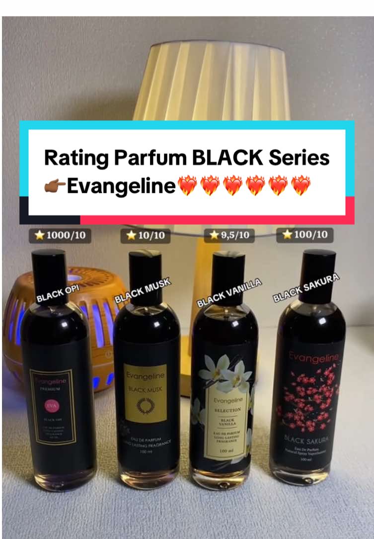 Rekomendasi parfum murah berkualitas🙂 #evangeline #evangelineparfum #parfumviral #parfummurah #rekomendasiparfum #parfumereccomended #ratingparfum #parfum #evangelineblackvanilla #blackopiumleparfum #evangelineblackmusk #evangelineblackvanilla #evangelineblacksakura #evangelineblackopi #parfumcewe #rekomendasiparfumcewek #cuantanpaba #wibgajian 