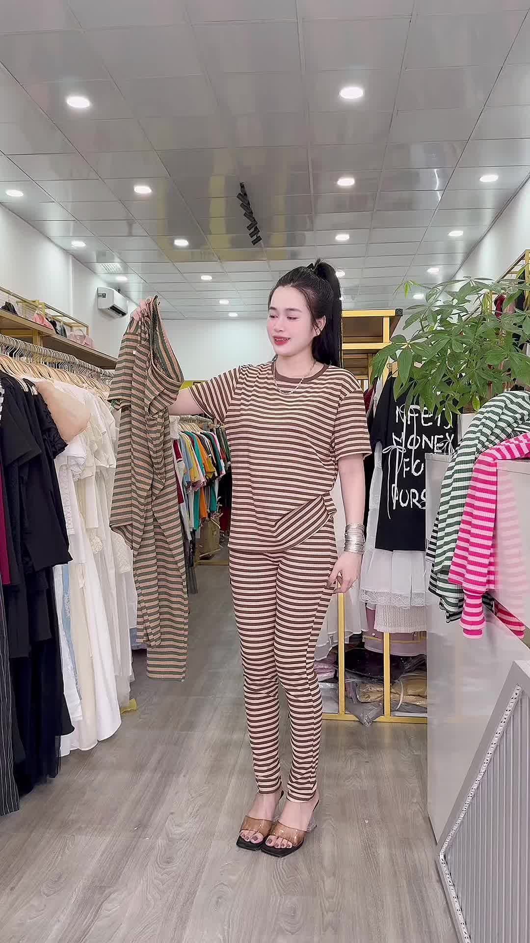 Sọc đẹp quá đi #trinhtranpusamstore #đồbộnữ #xuhuong #đồbộxinh #xhuongtiktok 