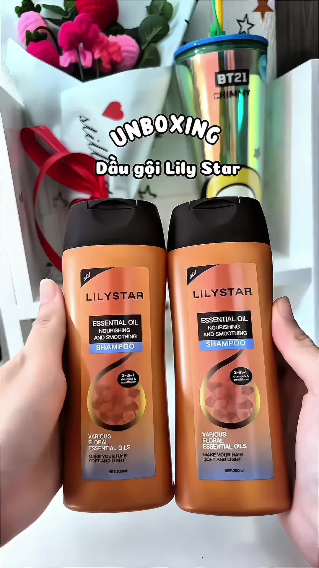 Dầu gội xả 2in1 Lily Star siêu tiện lợi #fyp #xuhuong #daugoixa2in1 #daugoixa2in1lilystar #daugoililystar 