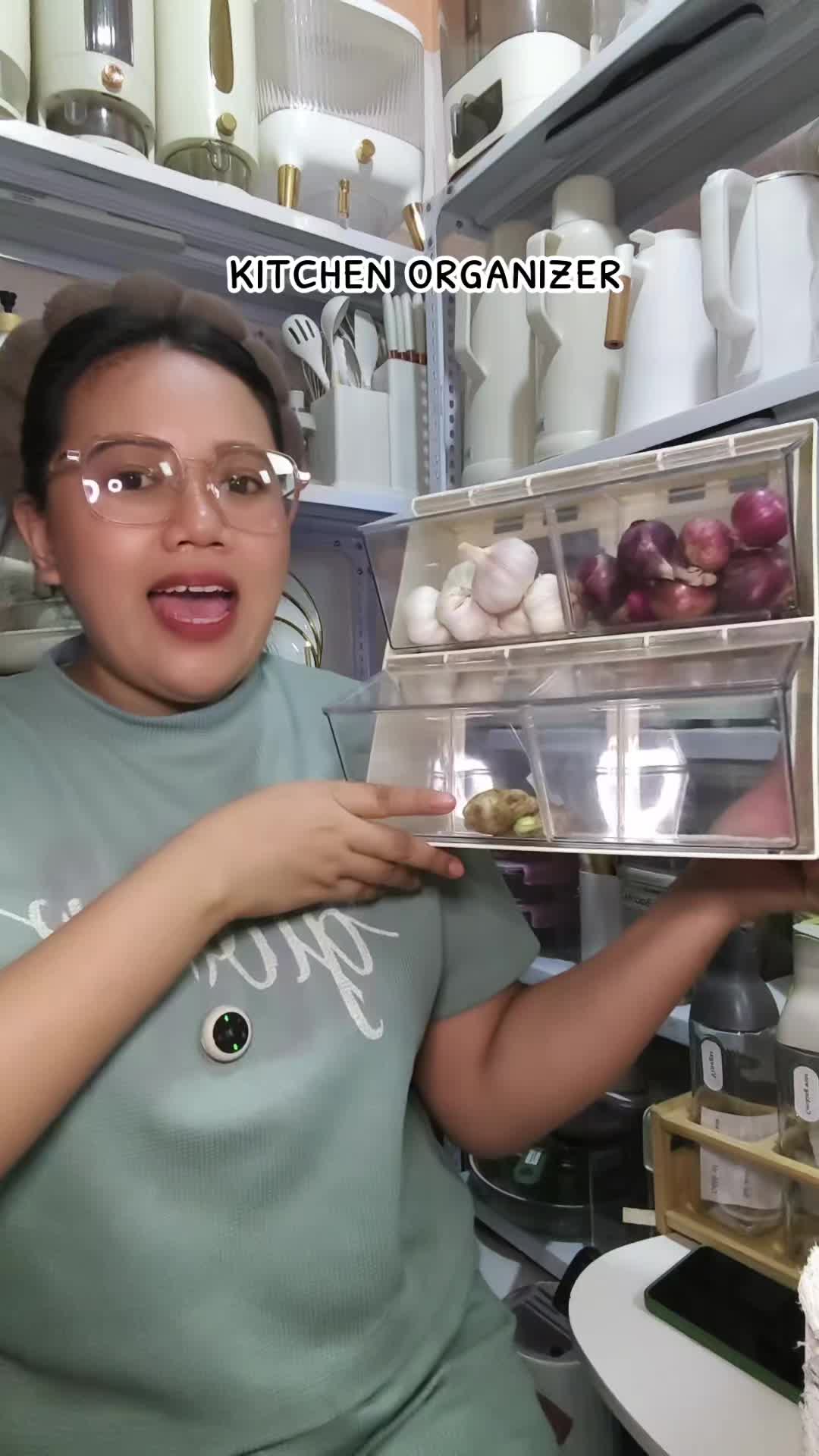check out na kayo mga mima 😍 #kitchenorganizer #kitchengadgets #lagayanngsibuyas #kitchenneeds 