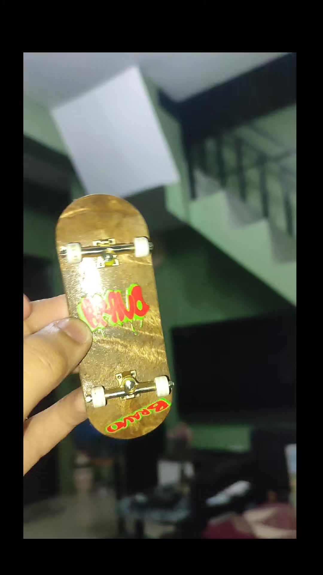 fingerboard click yellow basket 🧺#fingerbording #fingerboard #bravofingerboard #skateislife #skate #tiktokviral #fyp #fypppp #fypp #fypskating #fingerboardingisfun #cheap #budget #buynow #fypp 