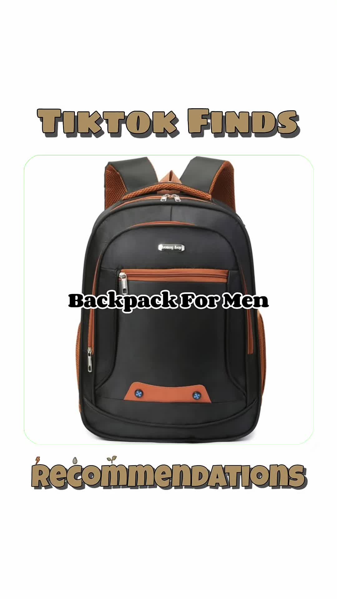 backpack for men 🛒🍂 #backpack #backpackformen #bag #bagformen #4u #foryou #foryoupage 