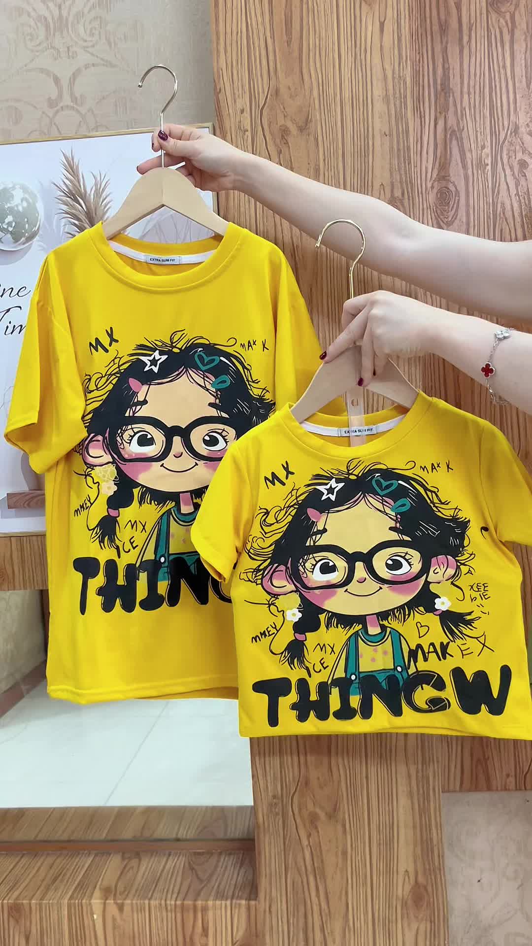 Áo đôi cho mẹ & bé🥰#xuhuong #xuhuongtiktok #annhienkids 