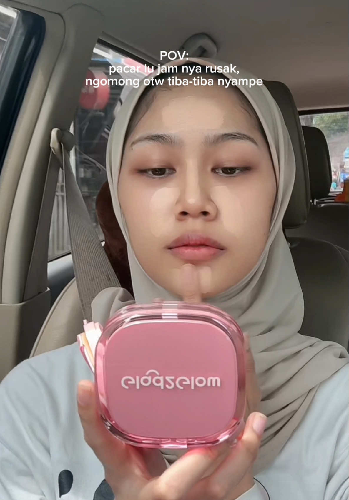 kebiasaan si bintang🙂‍↕️ untung coverage cushion g2g bisa dipake sat set🫴🏻