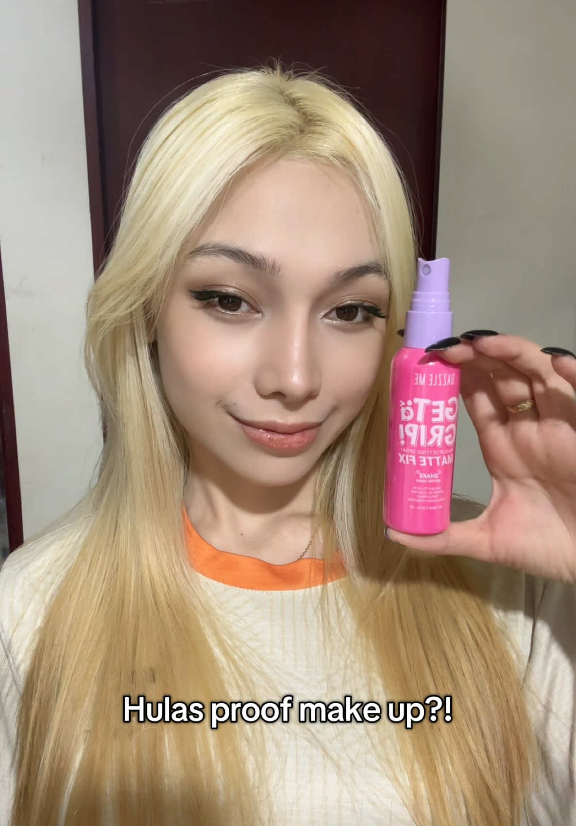 The last touch should be your setting spray 🌫️ #SettingSpray #HulasProof #Beautytok #makeup #CerealCerdik 