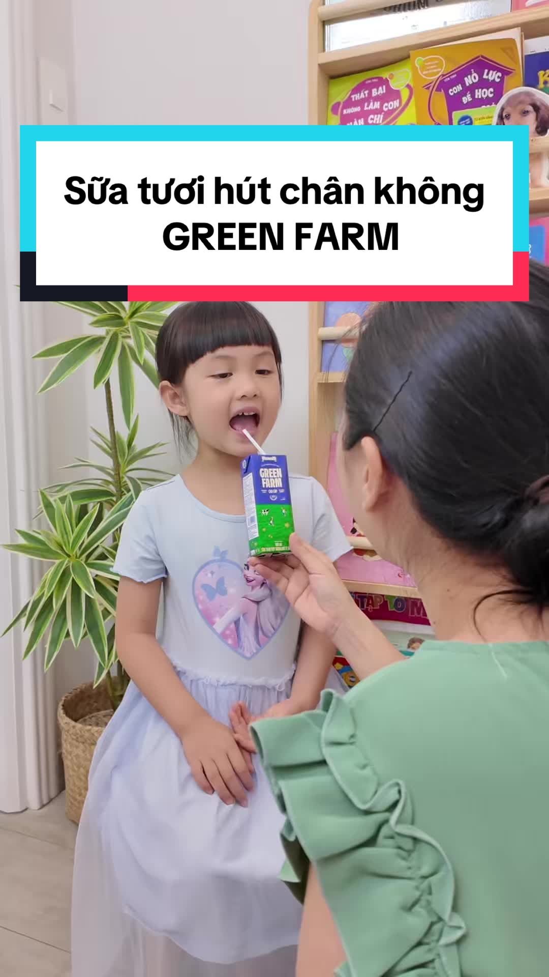 Sữa tươi hút chân không Green Farm Rất ít đường thơm ngon bé nào cũng thích. #VinamilkGreenFarm #Vovevigiac#HoptacVinamilk #ongmybamup #mymupreview #mymupdaily 