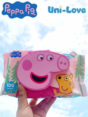 Uni-Love Peppa Pig Baby Wipes is a must-have for every parent! 🌟👶 Available now!  #UniloveXPeppa  #PeppaPig  #unilovequalityandtrustedbabybrand 