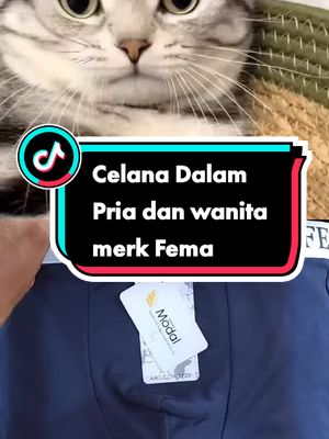 #duet dengan @PORORO23 Celana Dalam Pria dan wanita merk Fema #celanadalamwanita #celanadalampria #fyp 