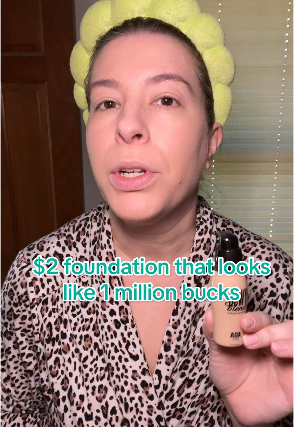 This foundation costs less than a gas station candy bar, and will last longer too! If you haven’t tried the super popular $2 foundation, what are you waiting for?  #foundation #affordablemakeup #agingskin #makeup #cheapmakeup #missA  