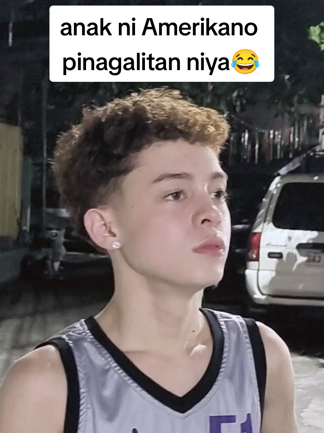 pinagalitan ni Amerikano Ang anak niya kase ayaw pa umuwi. American foreigner in the Philippines 🥰