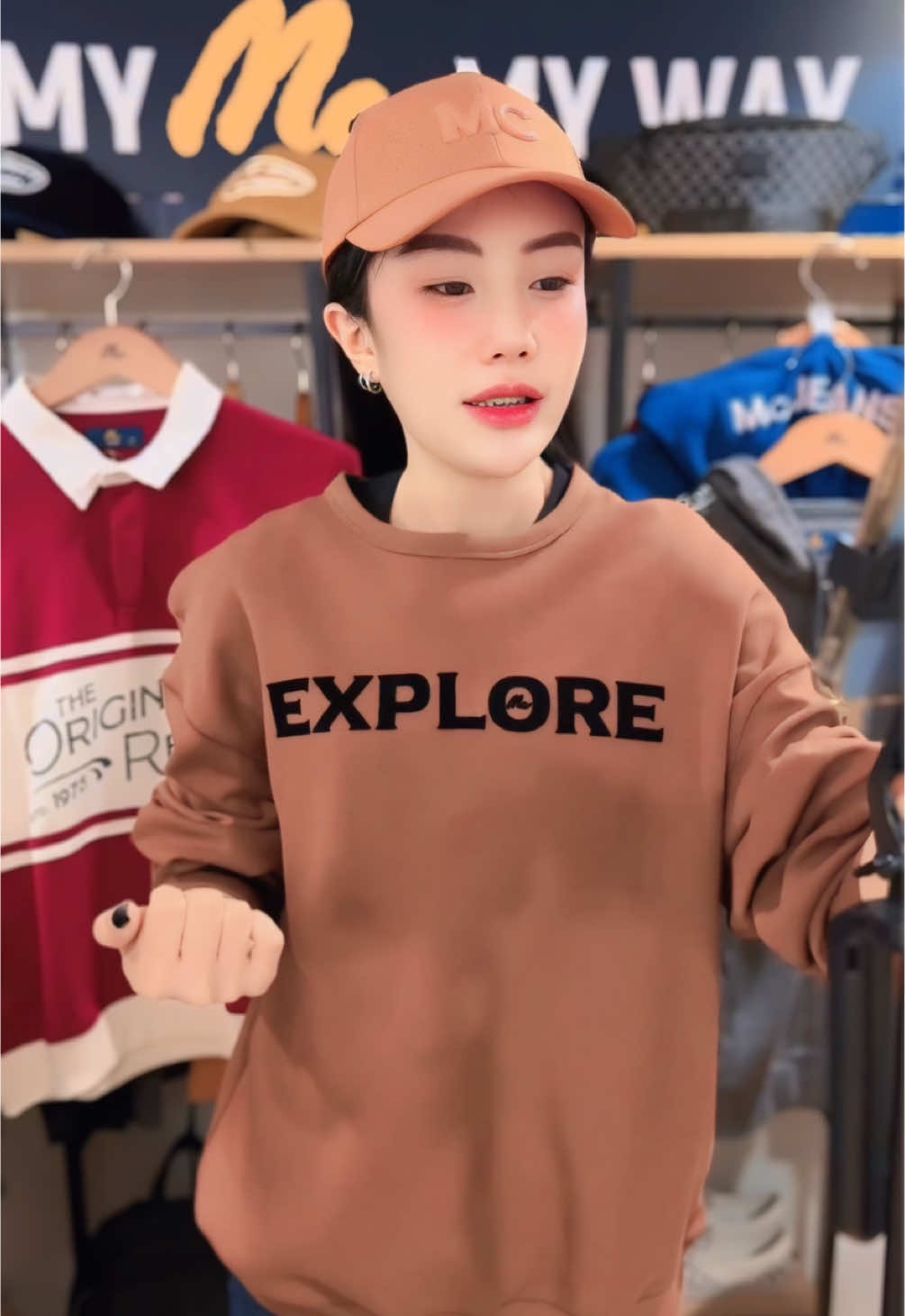 #เสื้อสเวตเตอร์ #เสื้อกันหนาว #mcjeans #mcjeansstaffบิ๊กซีบุรีรัมย์  