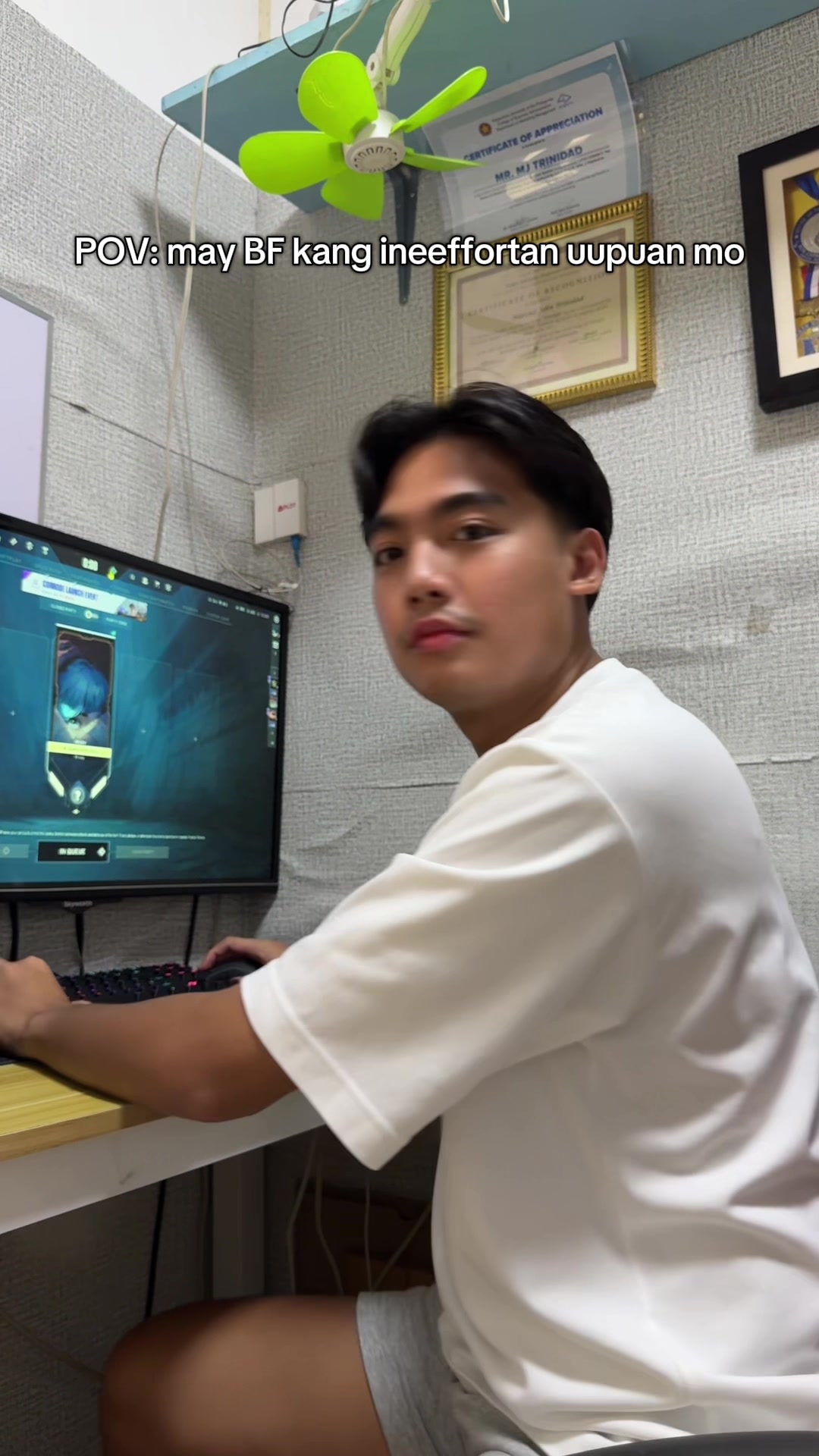 POV: may Bf kang ineeffortan yung upuan mo 