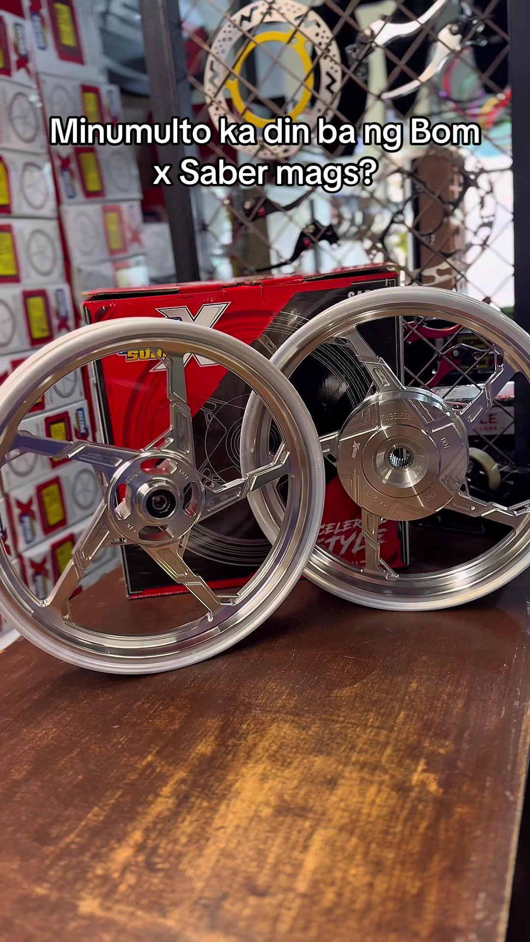 Bom Rangsit BomX Saber Cnc Mags Click 125/150 Aerox V1/V2 Mio 125