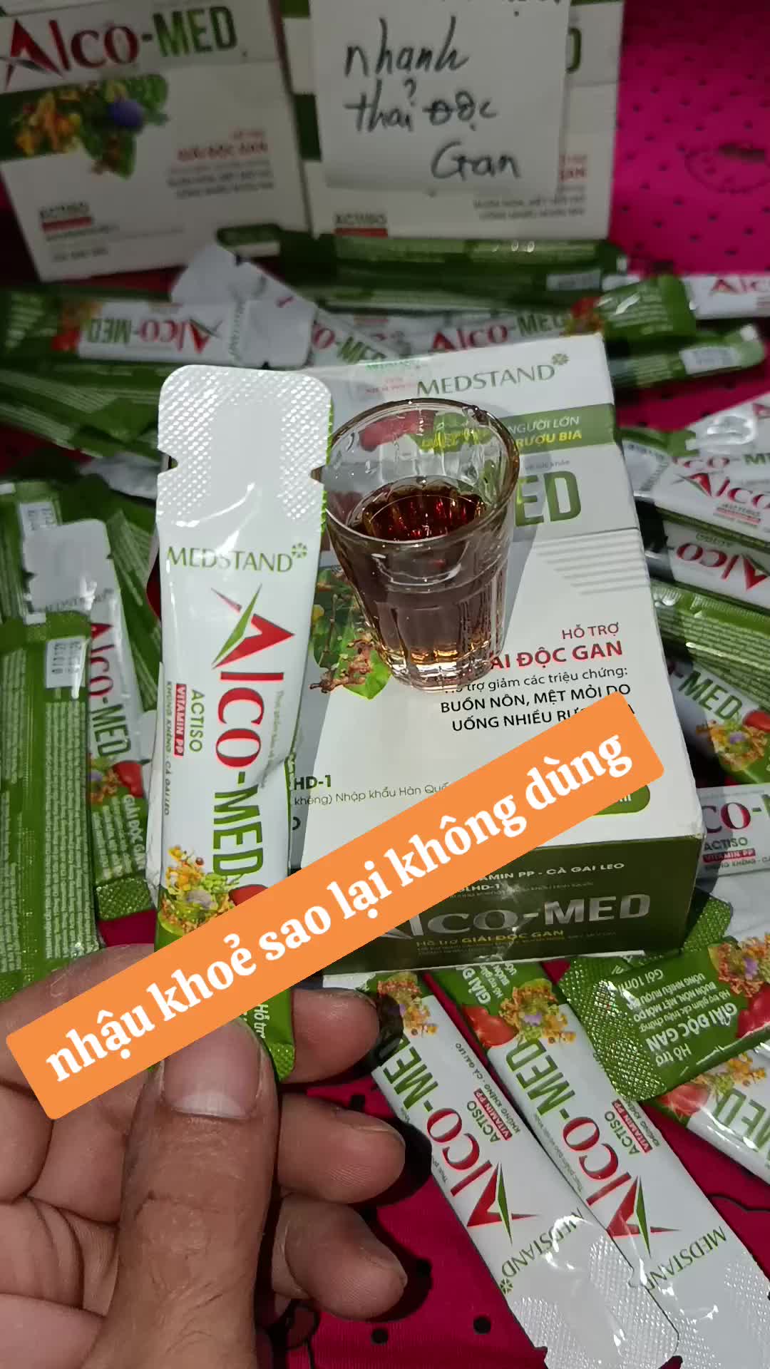 nhậu khoẻ sao không dùng#giaidocgan #acomed 
