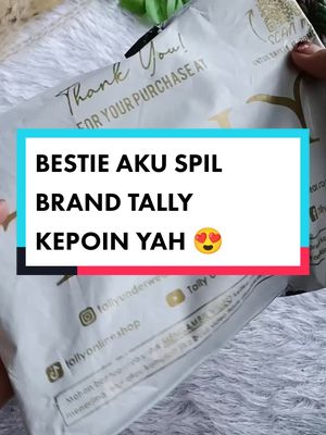 Pagii bestieee kepoin postinganku yukk, aku spill brans tally loh super premium 🤩 #hematbanyak #topstarfashion #beneranbagus #nyobainproduktiktok #tiktokshop #fyp #viral #meledak #bestseller #premium #seamless #tally 