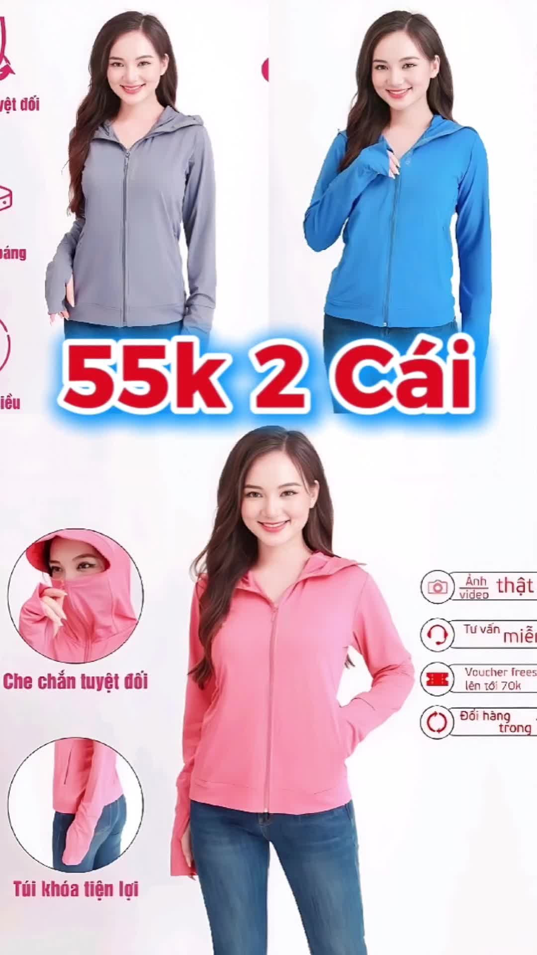 Áo Chống Nắng Nữ Thiết Kế Trẻ Trung Xinh Xắn Mới  #aochongnang #aokhoacnu  #thoitrangnu #shopping #foryou #review #xuhuong 