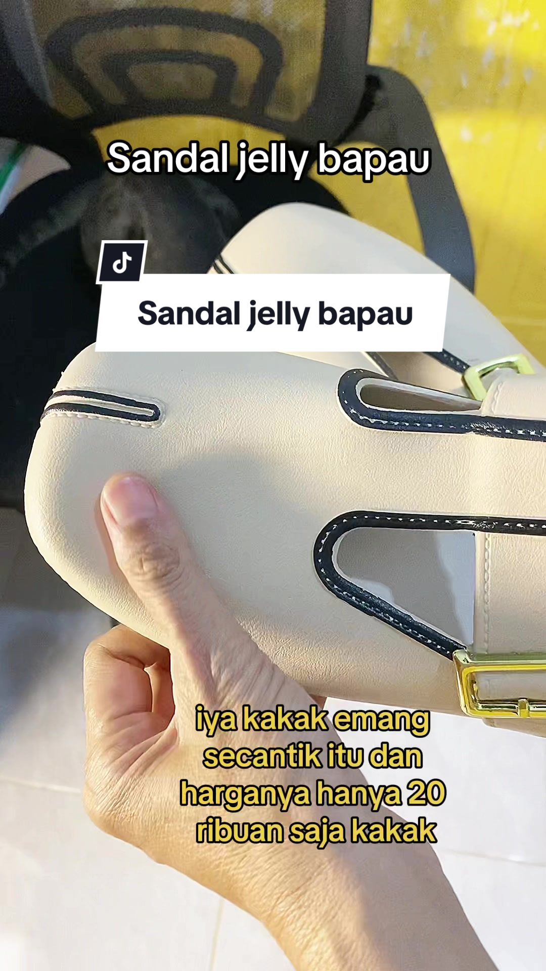 Membalas @mbak ibah  Sandal jelly bapau. #sandalwanita #sandalwanitakekinian 