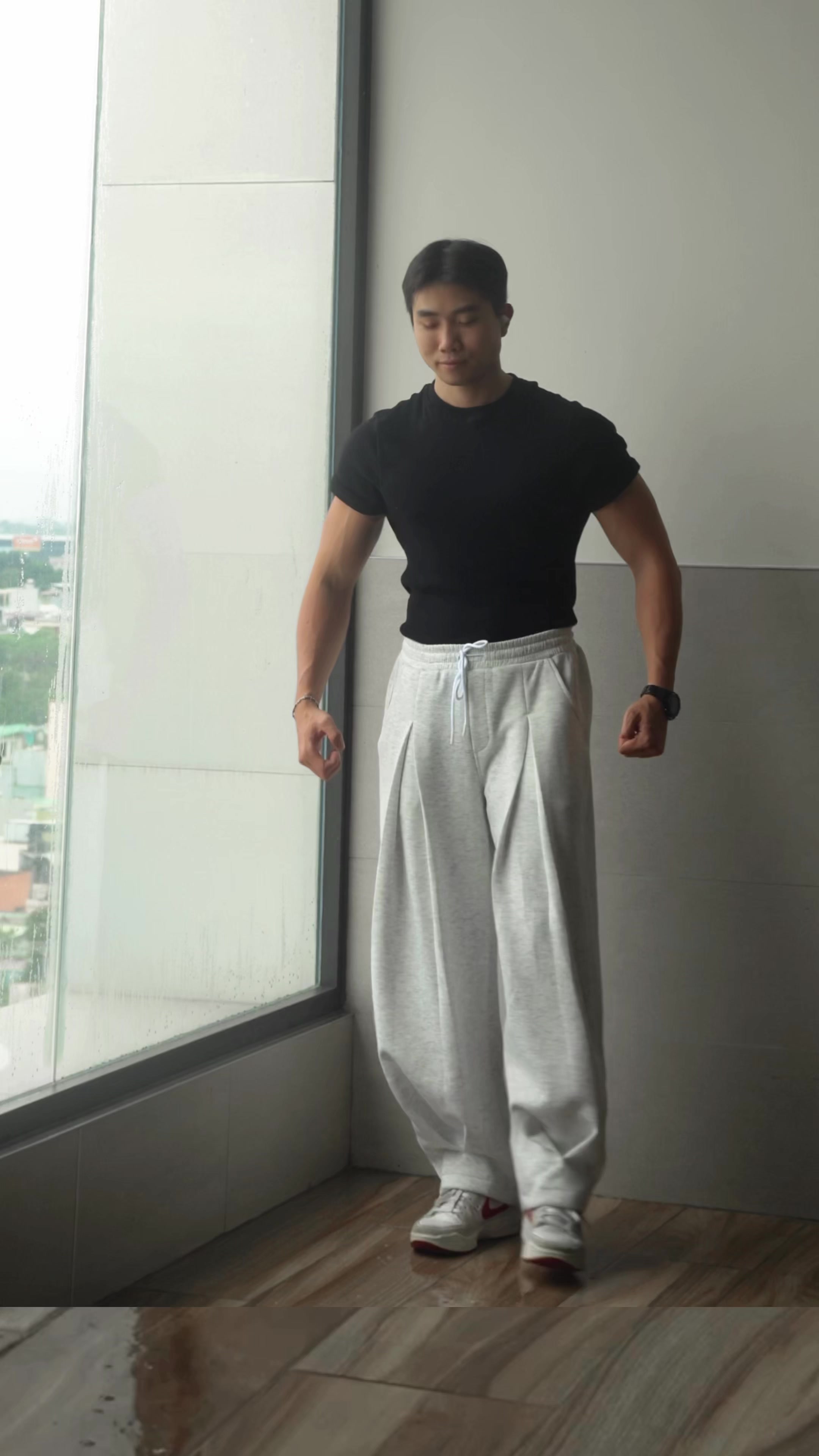 Quần nỉ forrm rộng toji nha Anh Em 🔥 #raynguyen #nghuutuan #fashion #outfit #review #lifestyle #tet #fpy 