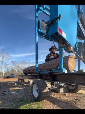 Got the new ez boardwalk 40 leveled and dialed in. Tomorrow will be a full day of milling. #sawmill #hilltopsawmill #pine #sawmilling #saw #sawguy #sawdust 