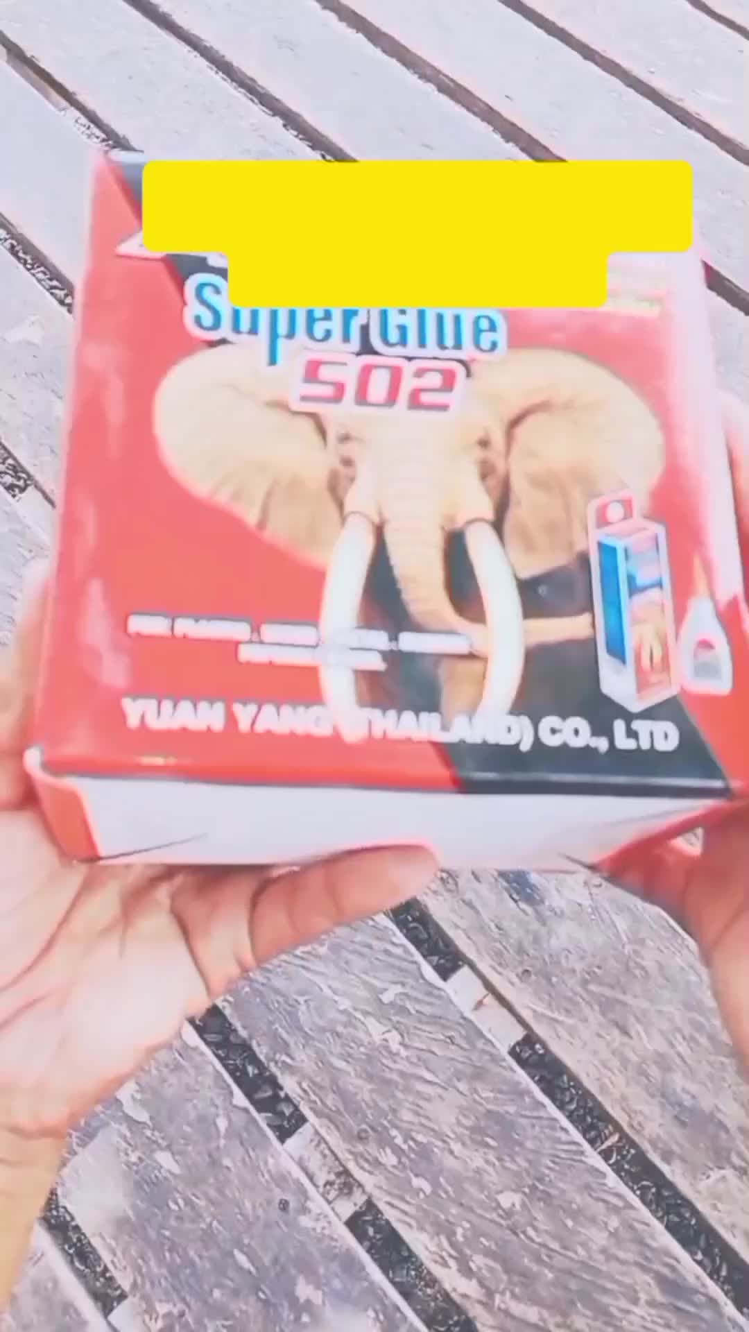 Super Glue กาวร้อน ตราช้าง กาวร้อนเอนกประสงค์ ยกกล่อง 10 ขวด ติดแน่นทนทาน แห้งไว  ใช้งานได้เอนกประสงค์ เช่น งานไม้ เครื่องหนัง ป้ายไวนิล #กาวร้อนตราช้าง #tiktokshopครีเอเตอร์ 