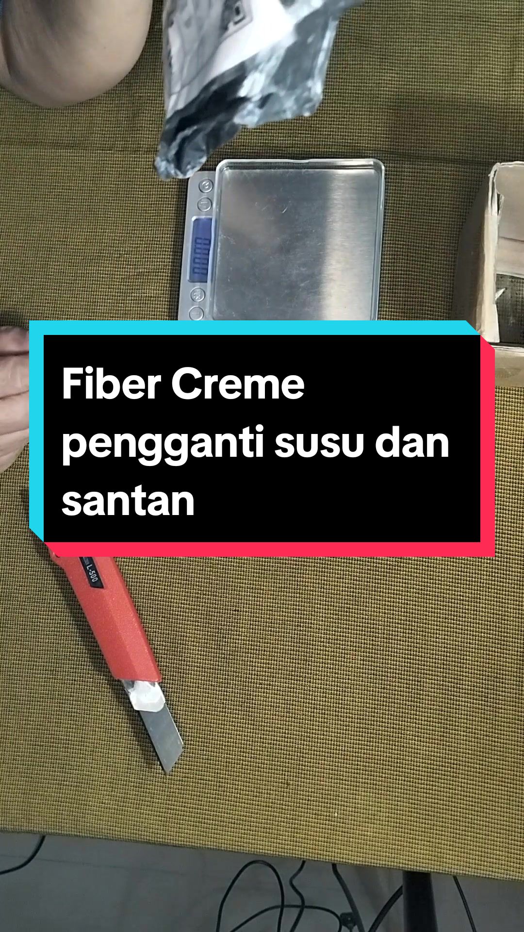 Fiber creme pengganti susu dan santan #fibercreme 