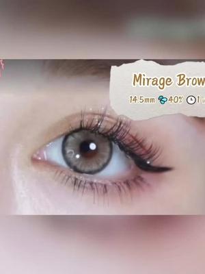 Mirage DIA:14.5#Midroo #คอนแทคเลนส์รายเดือน #ตาโต#เครื่องสําอางอ่อน